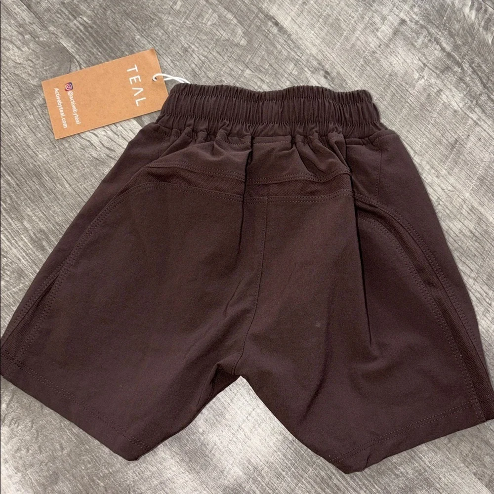 Active by Teal boys Brown Shorts 12-18m